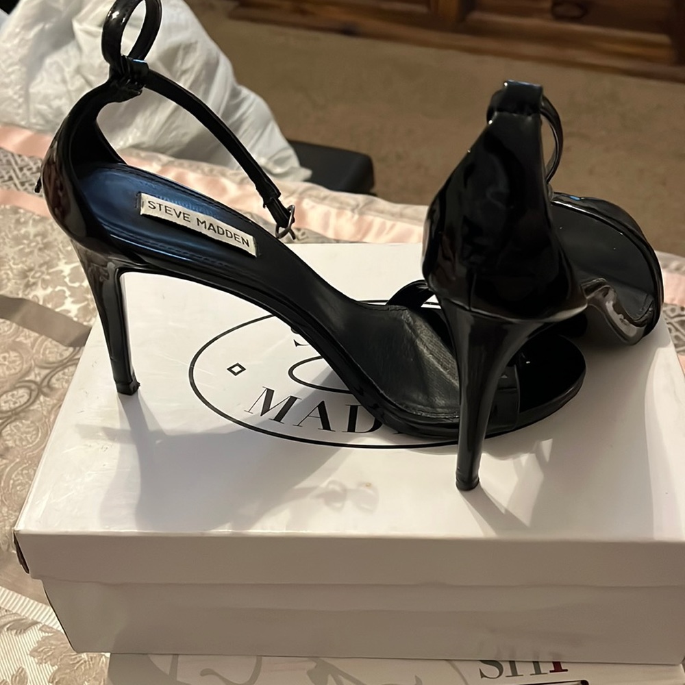 Black, 9.5, Steven Madden.